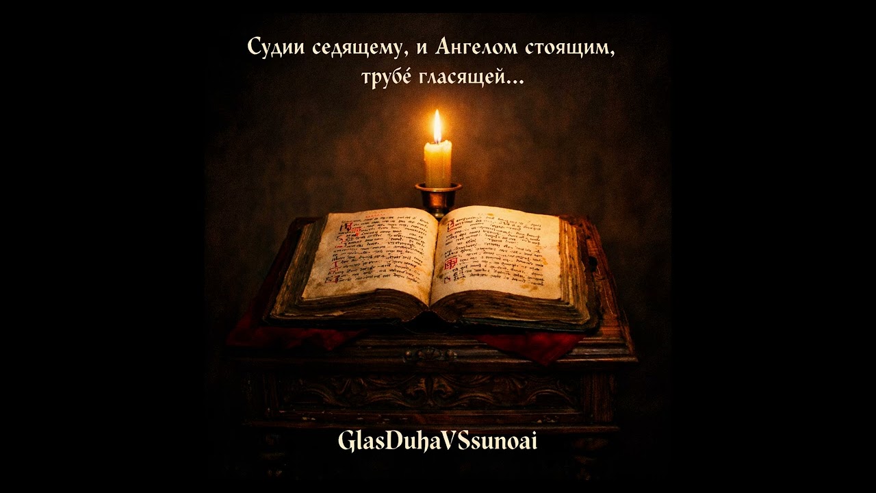 Судии́ седя́щему, и Ангелом стоя́щим — Глас Духа (GlasDuhaVSsunoai)