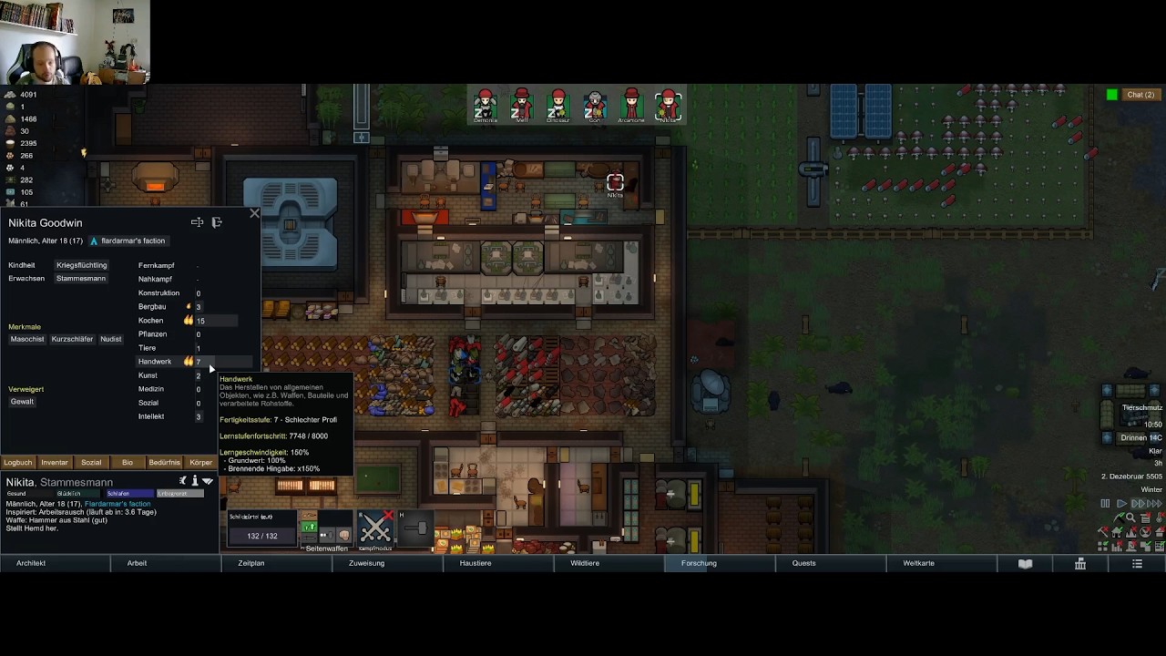 RimWorld - Multiplayer #93 Der Gehweg wird ersetzt und neues Zimmer