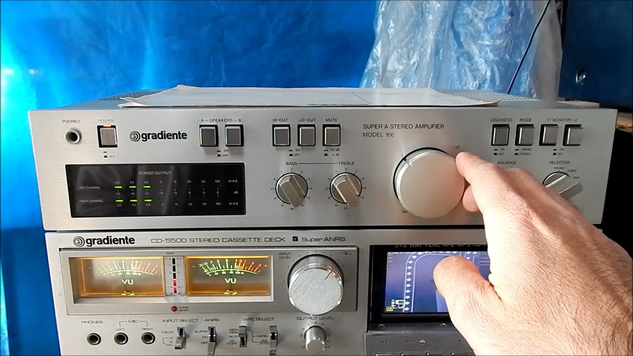 OPINIÃO SINCERA - MODEL 166 GRADIENTE AMPLIFICADOR VINTAGE LINHA COMPO