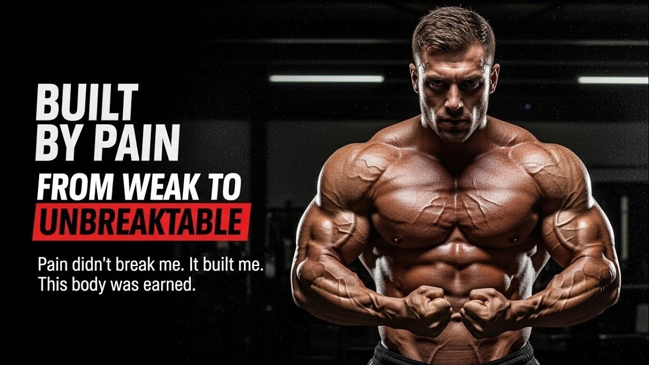 BUILT BY PAIN | From Weak to Unbreakable | Motivational Video