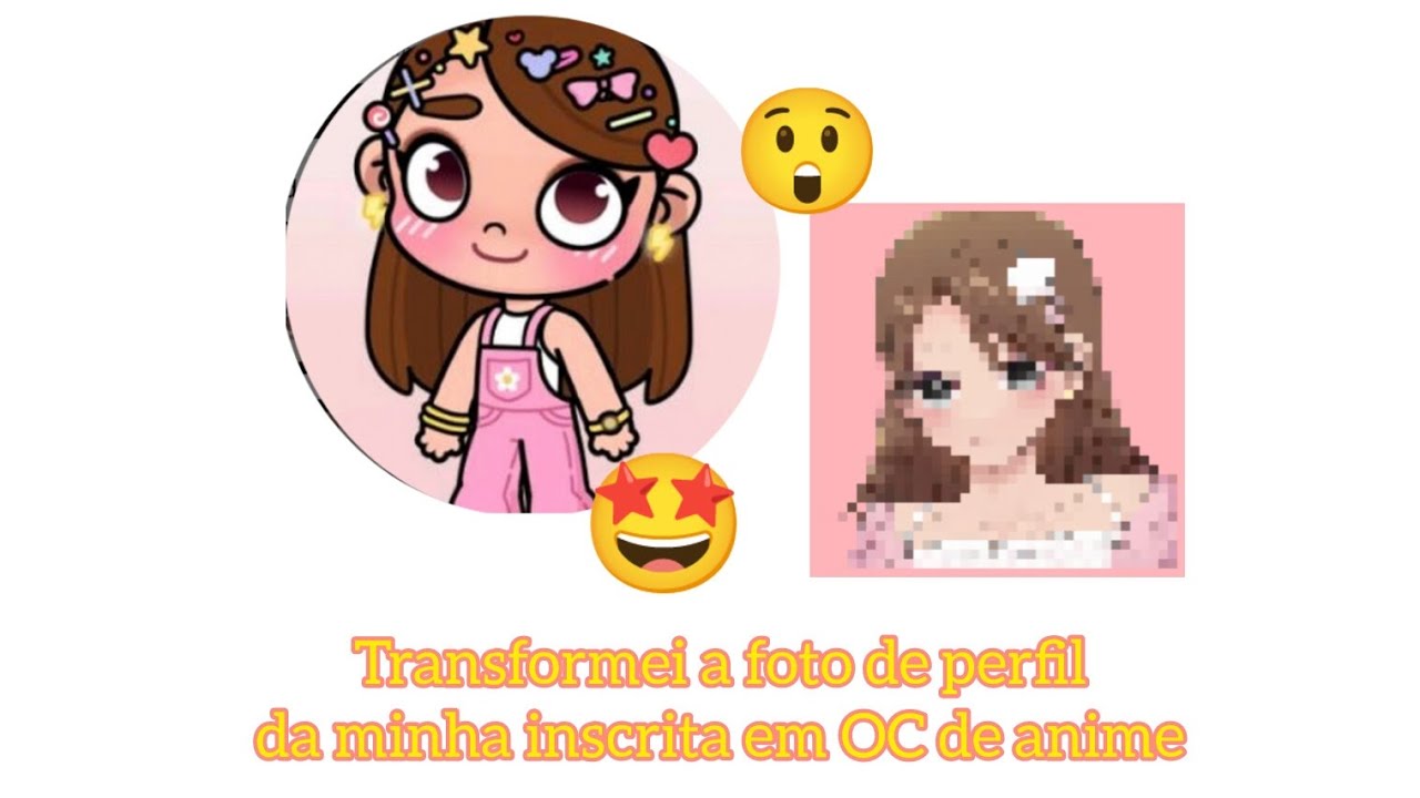Transformei a foto de perfil na minha inscrita em OC de anime |será que ficou bom?🤔 (💛🧡❤️)