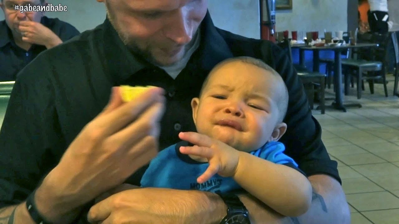 Baby Hates Lemon ~ Gabe & Babe Vlog
