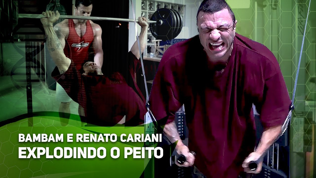 BAMBAM EXPLODINDO O PEITO COM RENATO CARIANI