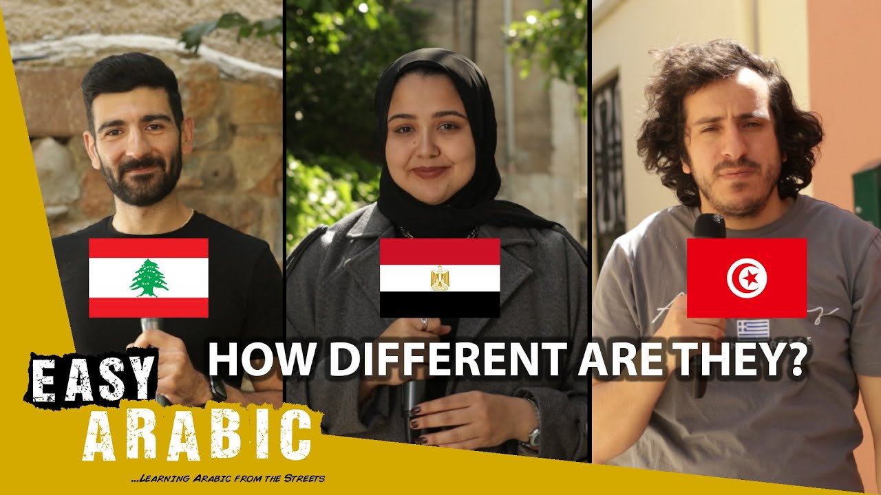 Comparing Arabic Dialects II: Egyptian vs. Tunisian. vs. Lebanese | Easy Arabic 6