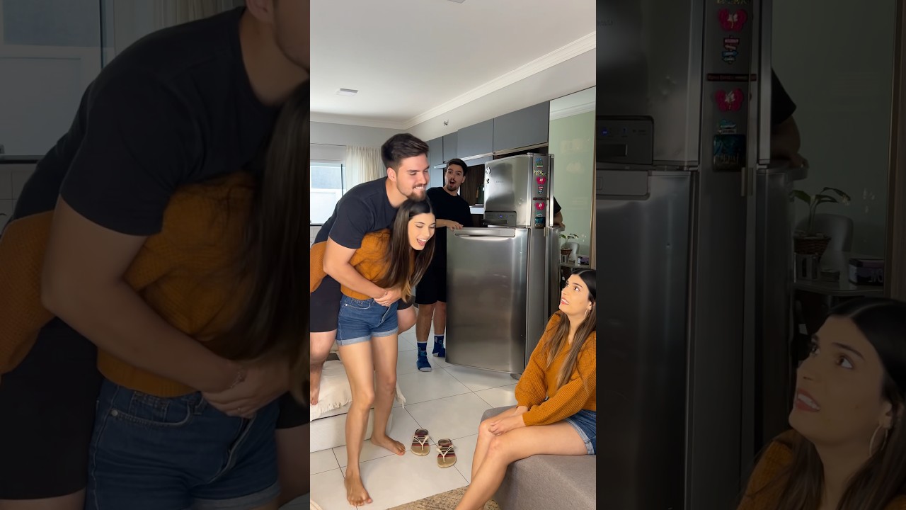 A Leti n&atilde;o tem for&ccedil;a 😵🤦&zwj;♀️ #acapella #live #cover #vocal #twins #casal #humor #funny #comedy