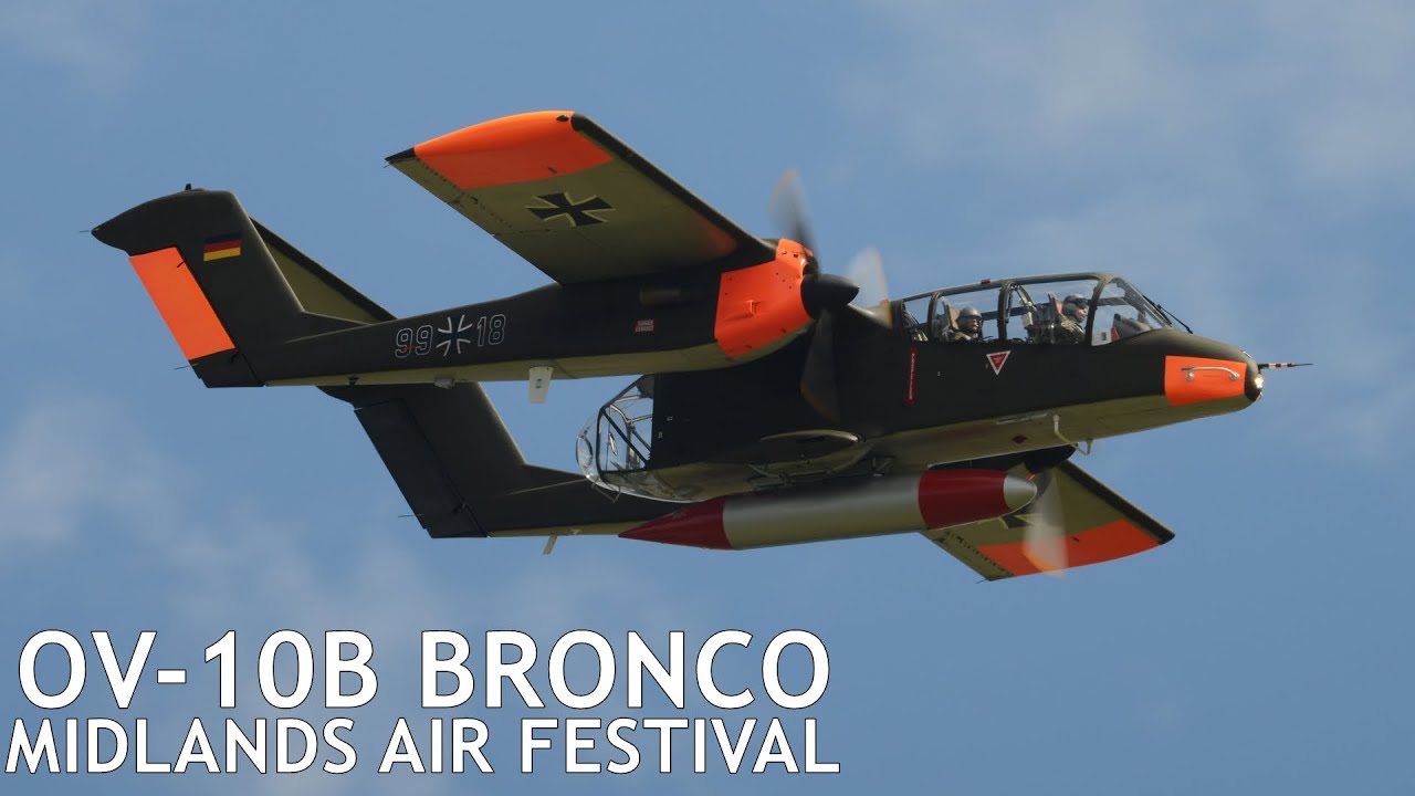 OV-10B Bronco Demo Team - Midlands Air Festival 2023