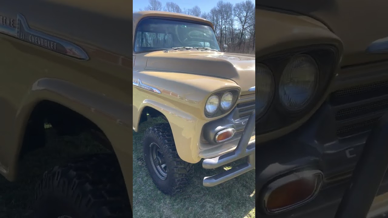 1958 Chevrolet Apache 3100 StepSide NAPCO 4X4