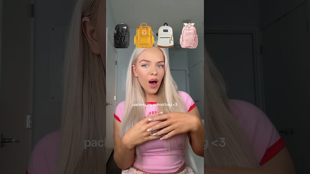 pack my school bag with me!!!