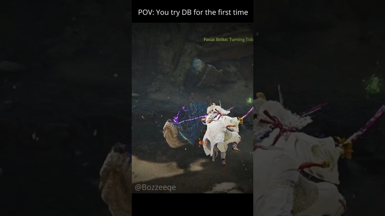 POV: You Try DB for the First Time #monsterhunter #mhwilds #mhws #anime #attackontitan