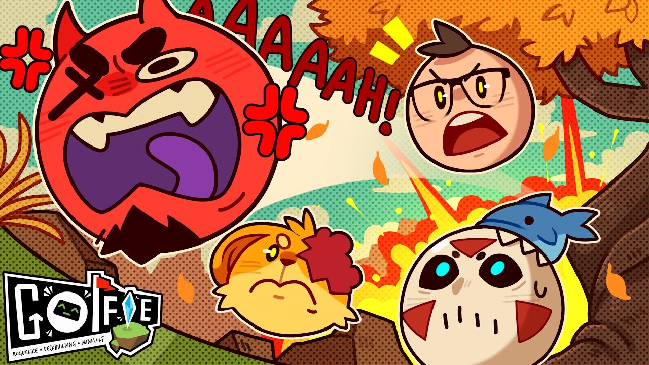 THIS NEW GOLF GAME IS A ROGUELIKE CARD BATTLER...and made me RAGE LIKE NOTHING ELSE!!! 🤬🤬 | Golfie