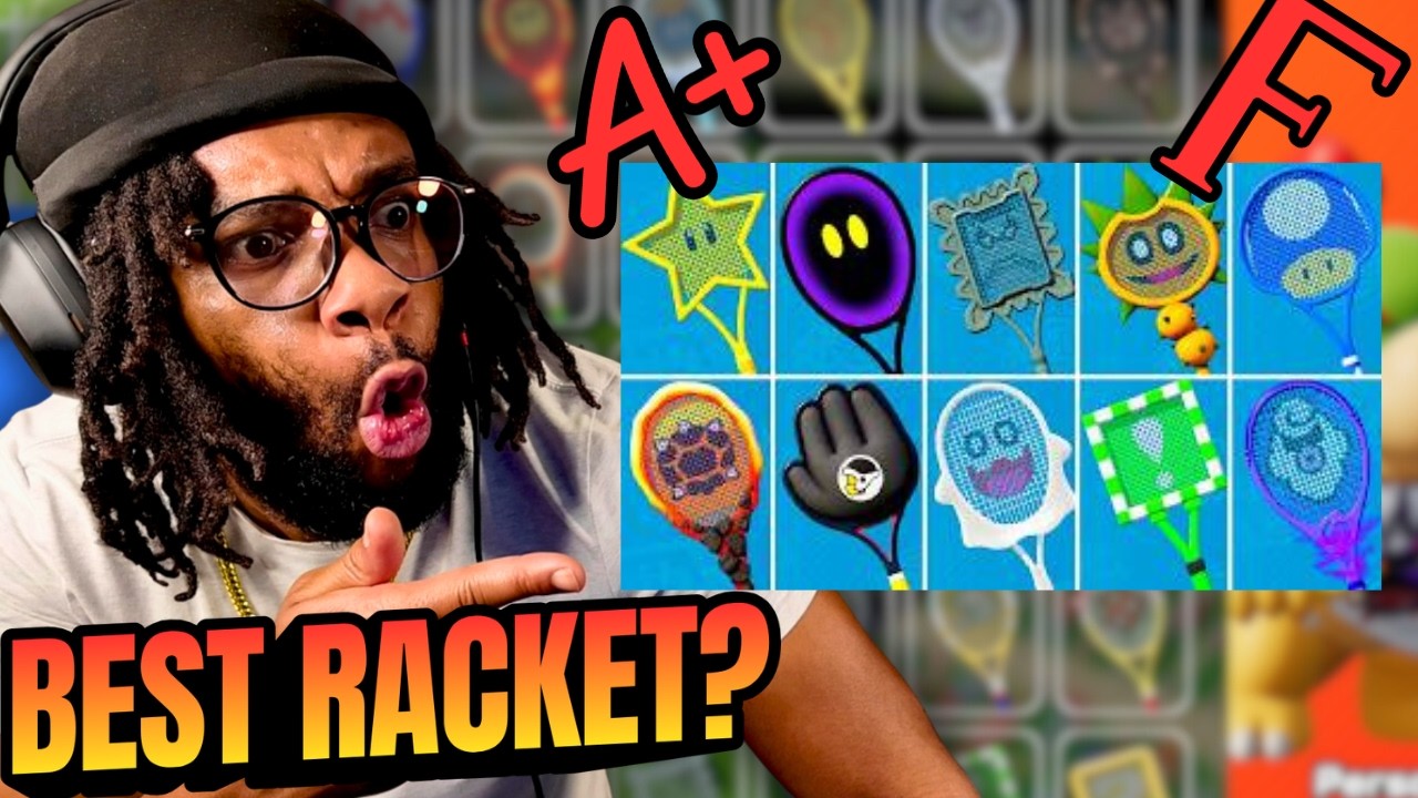The BEST Rackets in Mario Tennis Fever (1v1 Tier List)