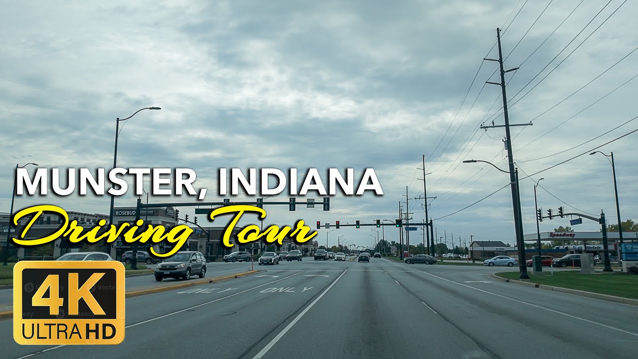 Munster, Indiana Driving Tour | Calumet Avenue in Stunning 4K
