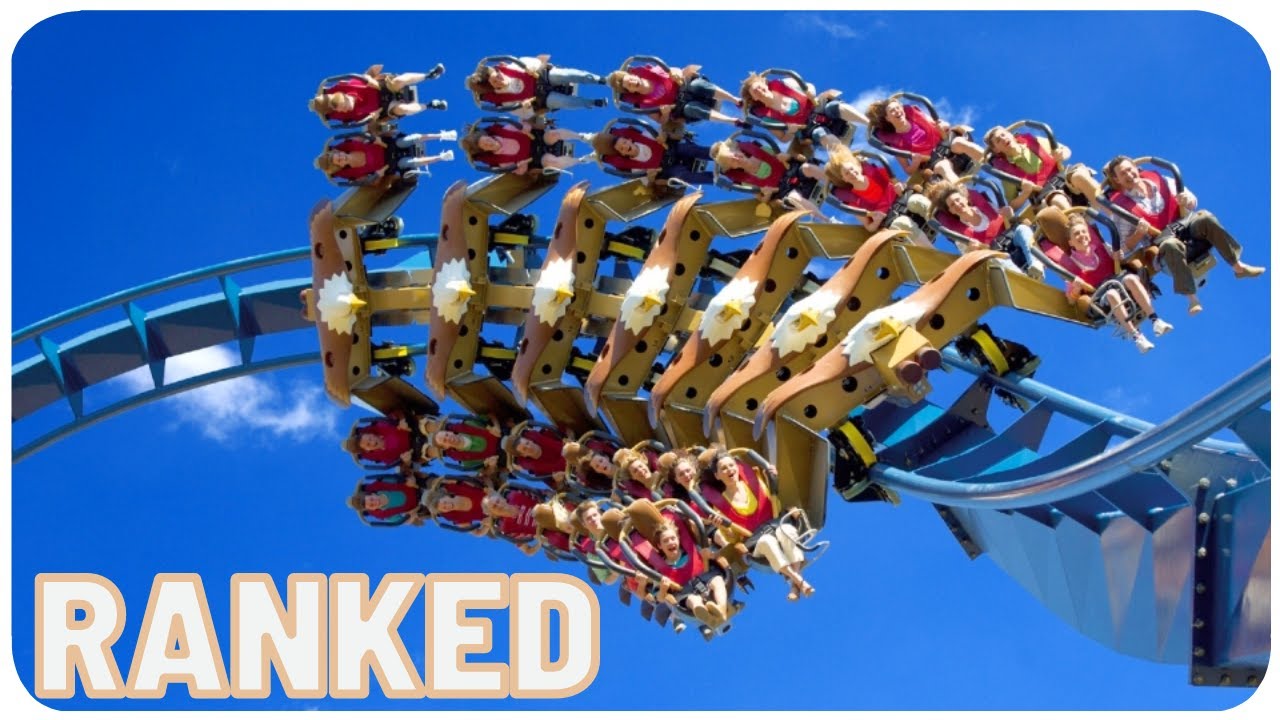 Все американские горки B&M Wing Coaster, рейтинг