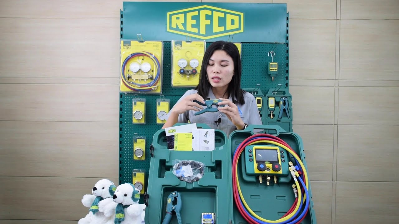 เกจชุดวัดแรงดันดิจิตอล (DIGITAL MANIFOLD) - REFMATE