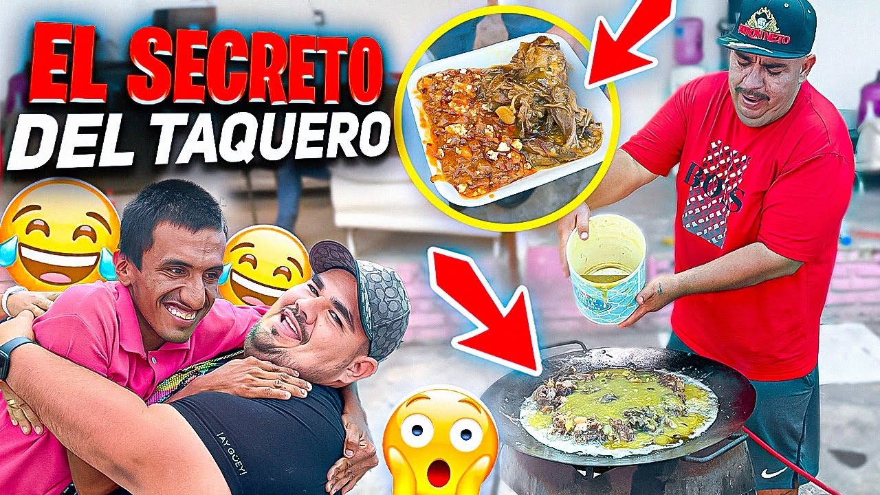 CALAMARDO EL AYUDANTE DEL TAQUERO EN SU RECETA SECRETA 😱 PATRÓN NETO