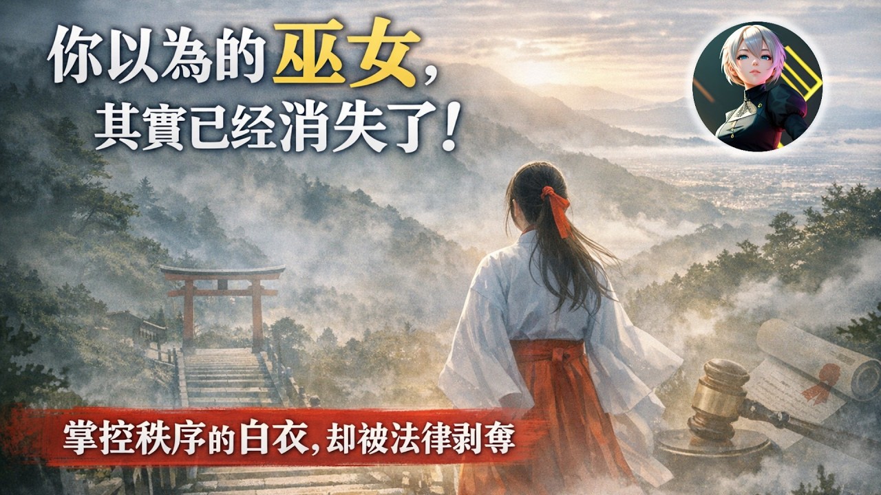 你以為的巫女，其實已經消失了！日本神權如何被近代行政重構