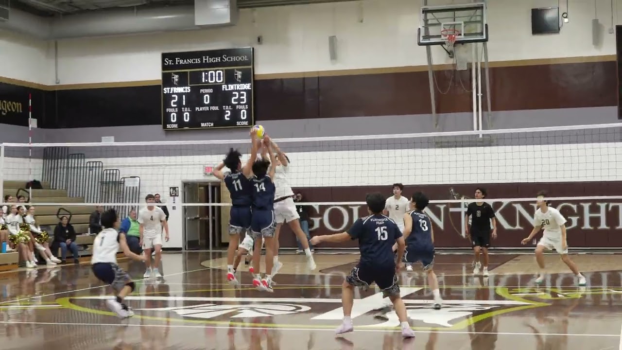 02-19-26 Flintridge Prep Varsity Volleyball vs. St Francis High School (25-23, 25-15, 25-13)