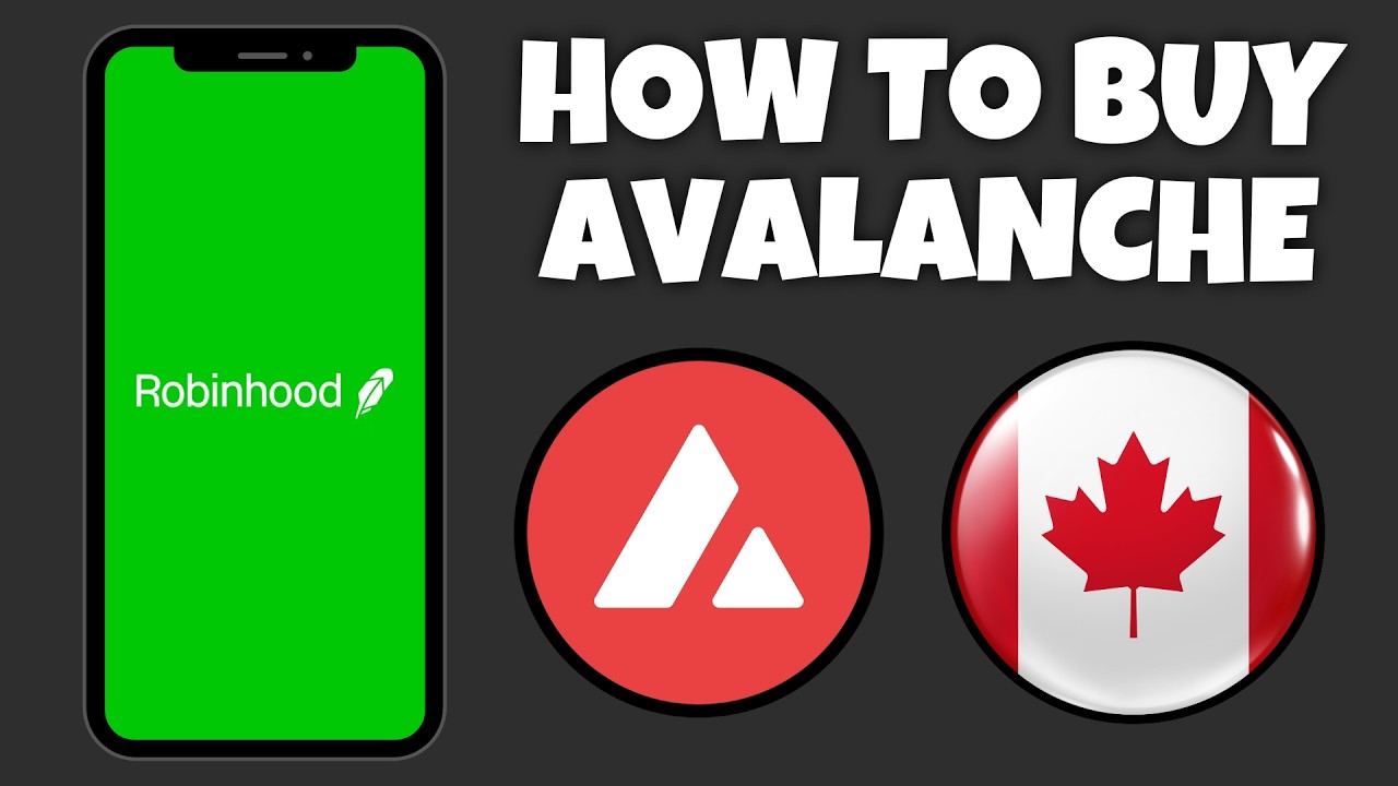 Как купить криптовалюту Avalanche в Канаде через Robinhood | Пошаговое руководство &mdash; Обучение Rob...