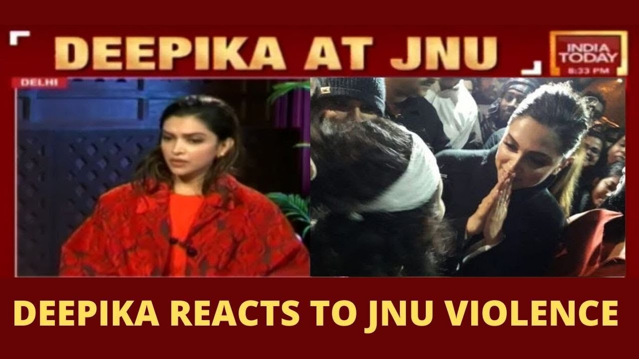 Watch Deepika Padukone Reacting To The JNU Violence | India Today Exclusive