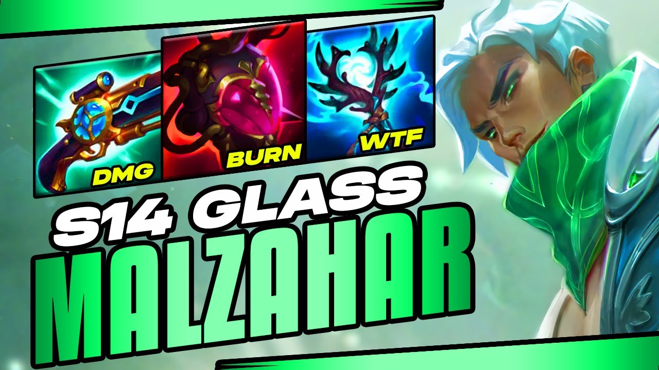 SEASON 14 MALZAHAR WITH NEW ITEMS DOES CRAZY DAMAGE - S14 Malzahar MID Gameplay Guide