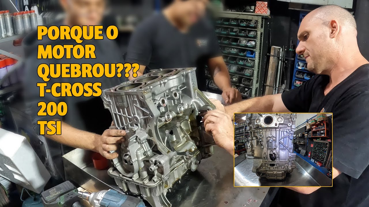 PORQUE O MOTOR QUEBROU??? T-CROSS 200 TSI.