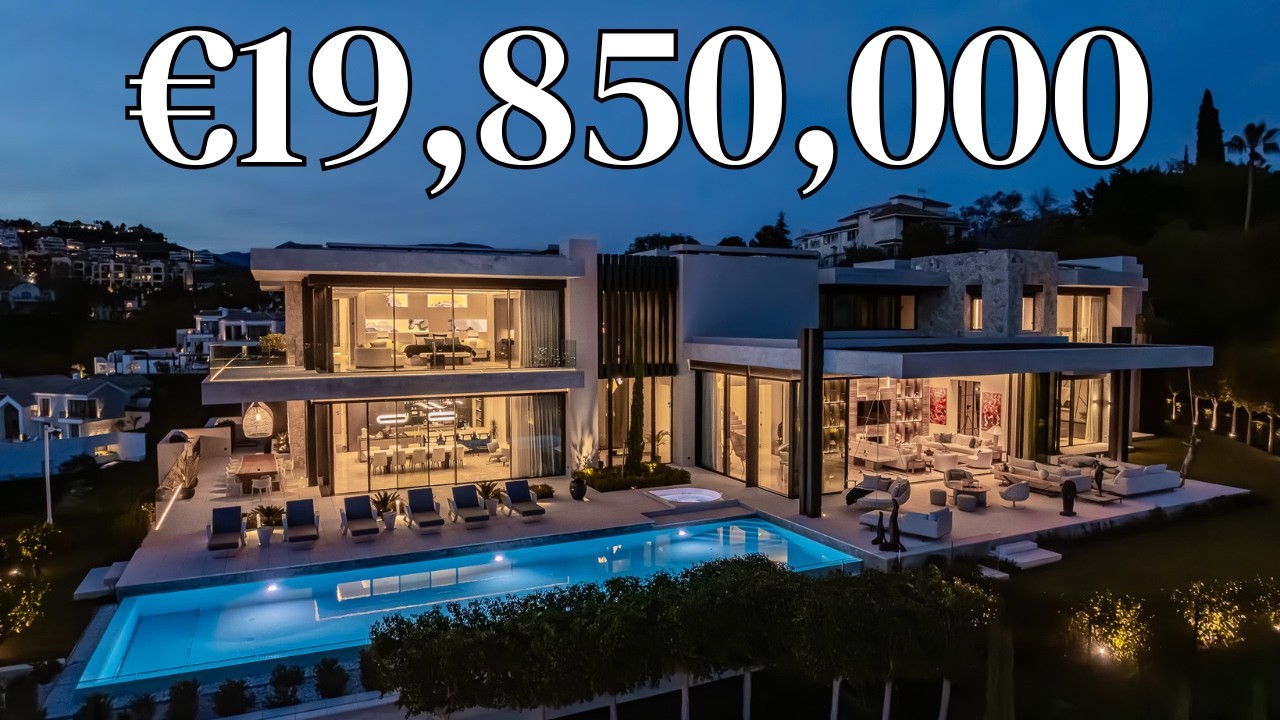 Mansion Tour: Flying with a Helicopter to a 22.000.000€ Modern Masterpiece!