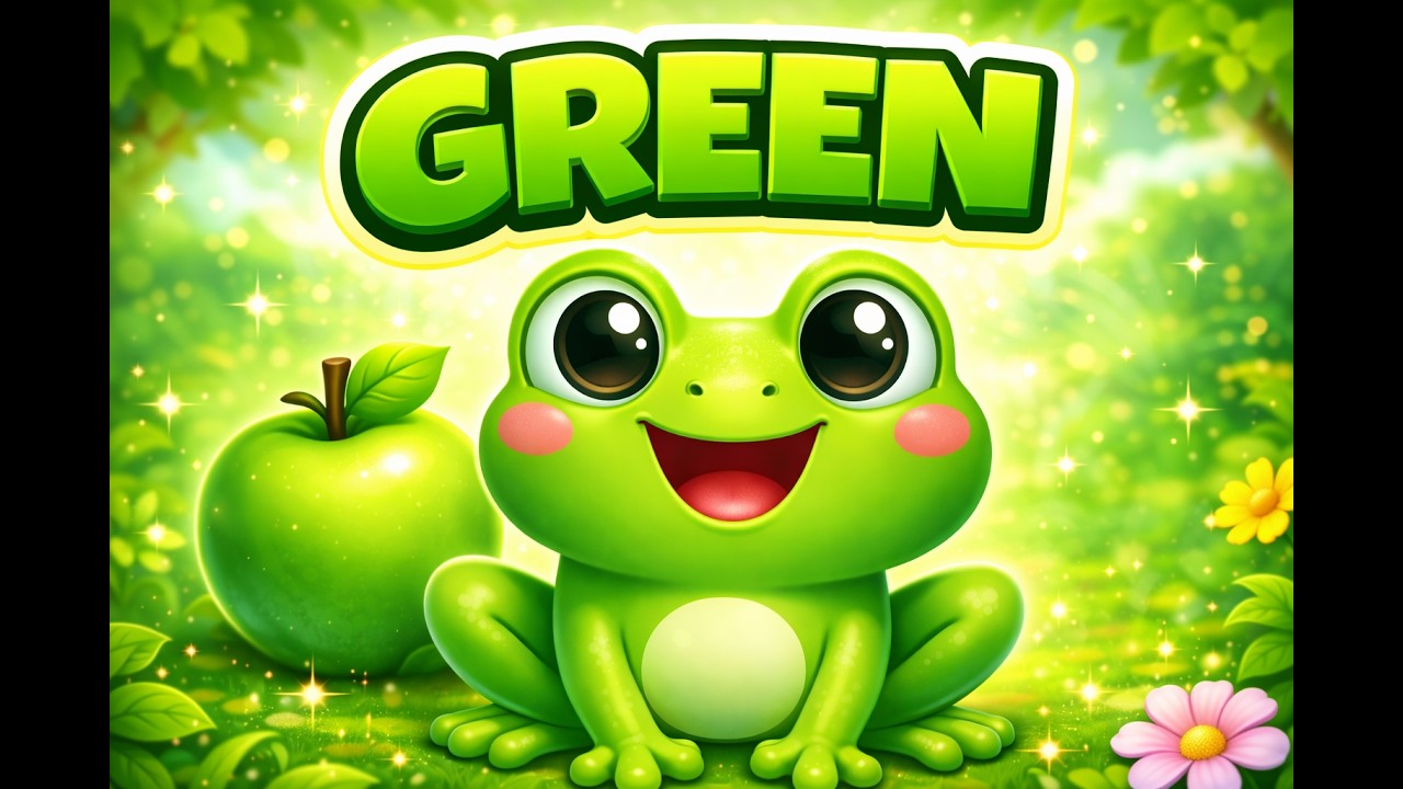 GREEN! 💚 Fun Color Learning for Toddlers