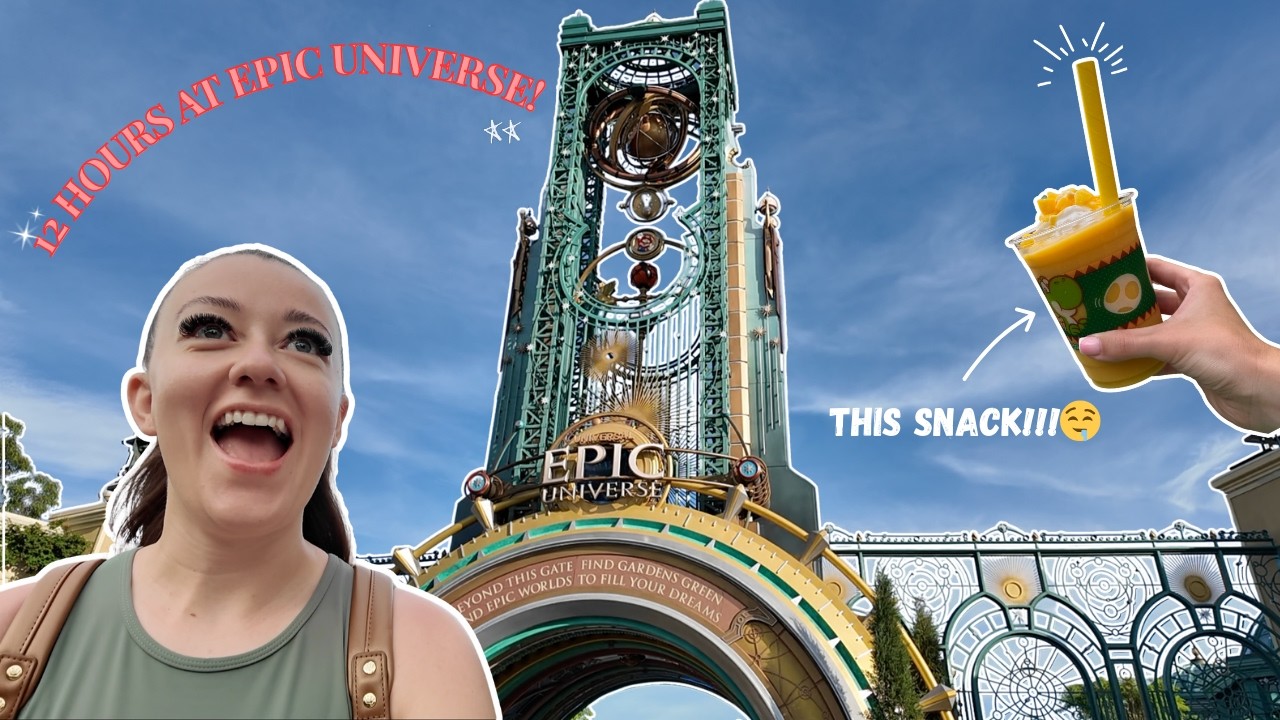 12 Hours at Epic Universe Orlando — Everything We Rode & Ate
