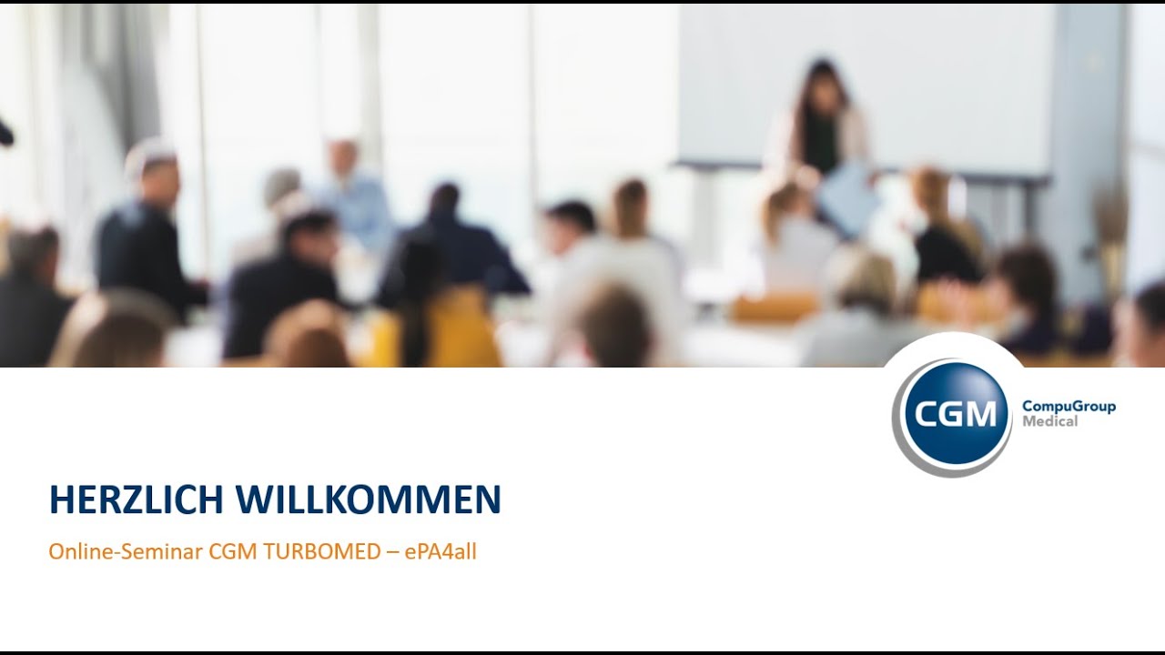 Online-Seminar: CGM TURBOMED ePA4all