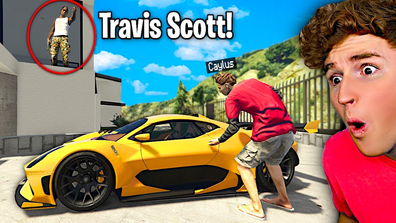 Я угнал суперкары Трэвиса Скотта в GTA 5.. (Модификации)