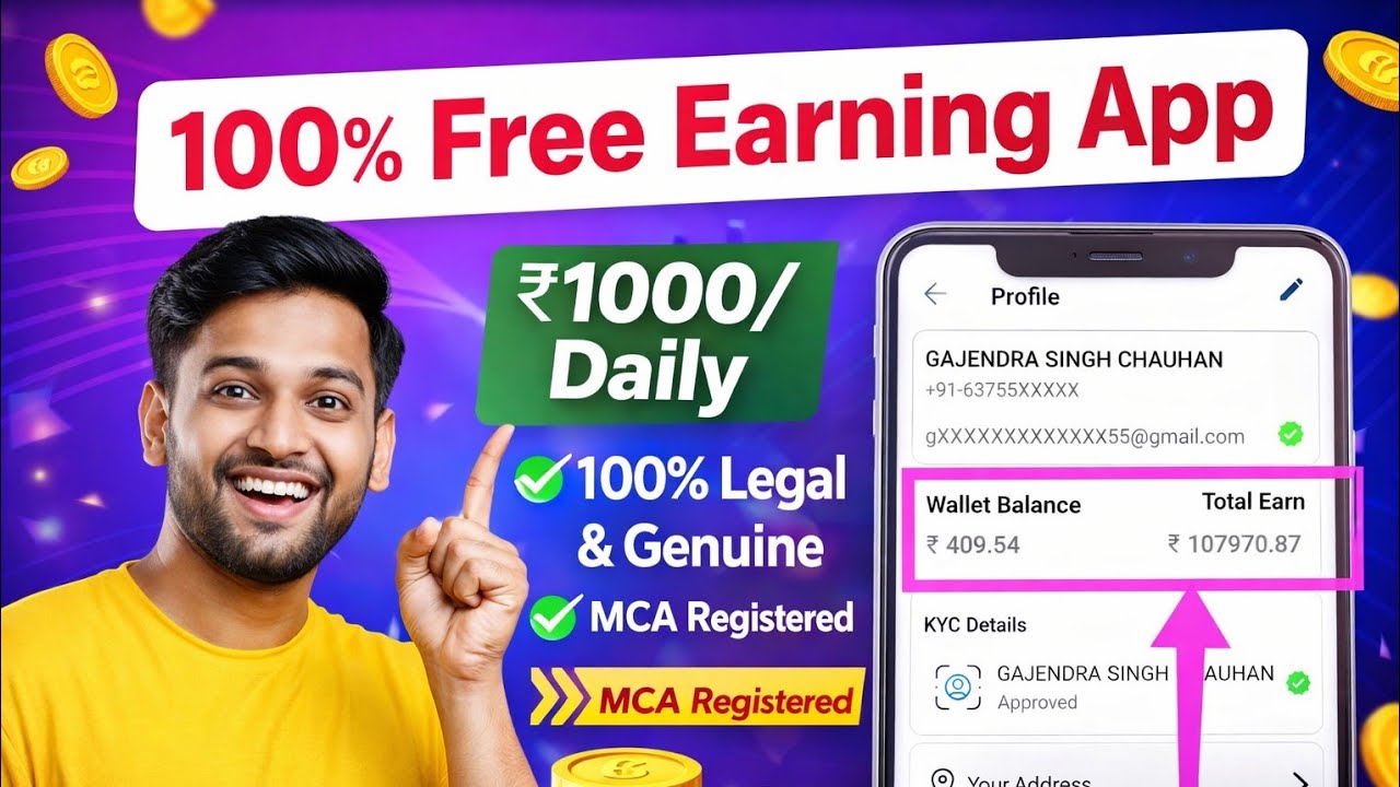 Free Earning App 2026 🤑 🚀 | Best Earning App | 100% Legit | Earn Money Online | Sajpe 