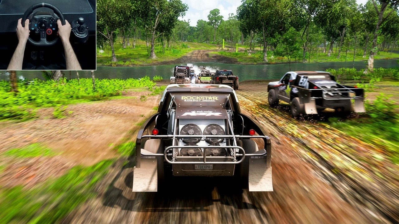 RJ Anderson polaris RZR VS Unlimited Offroad - forza horizon5|  logitech g29 steering wheel