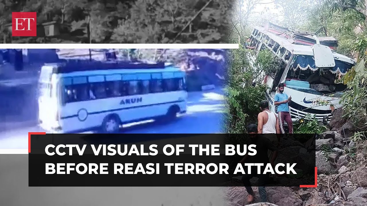 Reasi terror attack: CCTV Visuals of the bus before the horrific incident