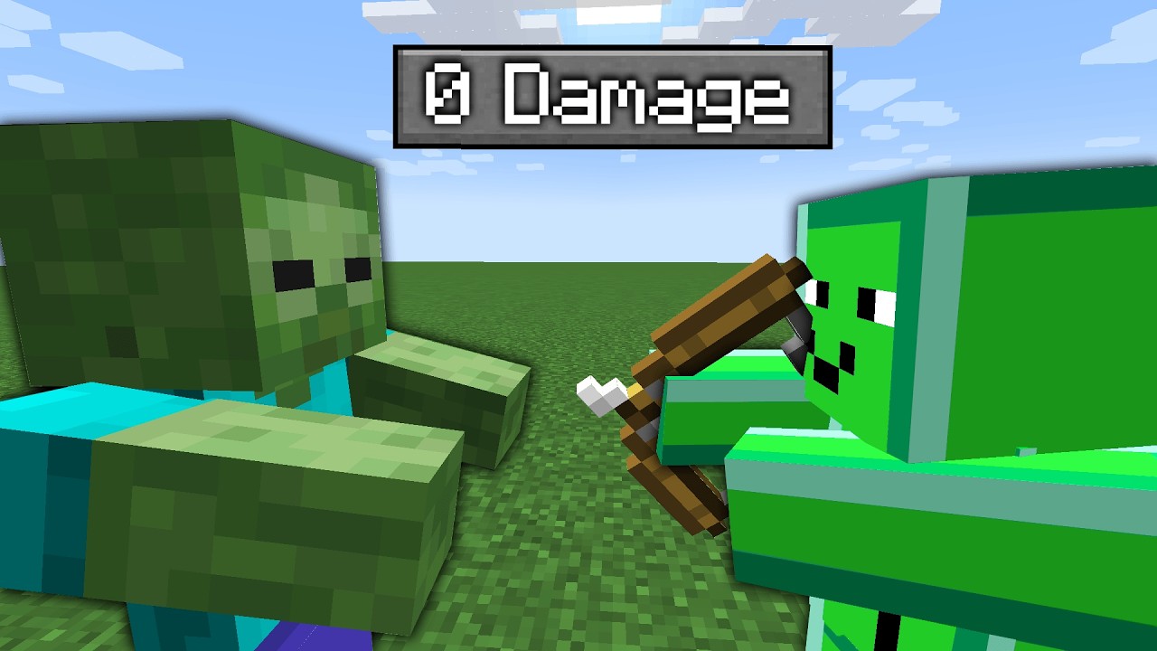 Can I Beat Minecraft without Attacking?