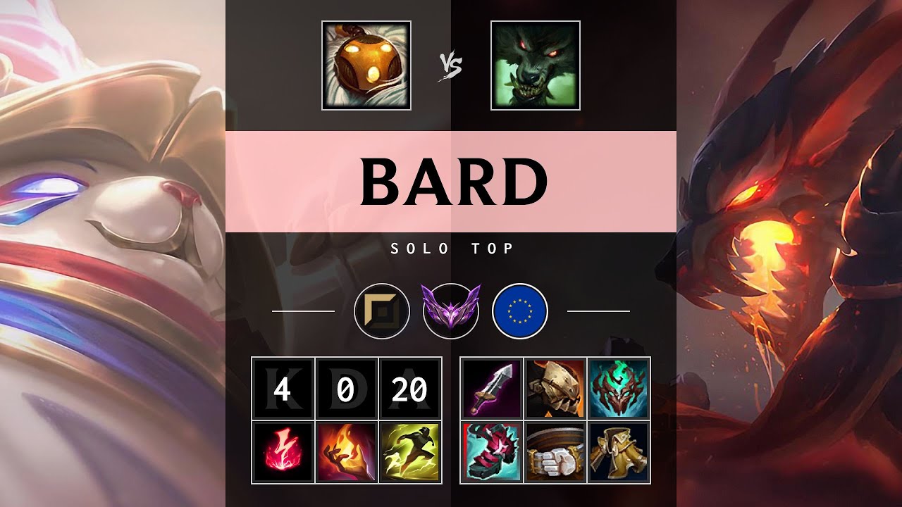 Bard Top vs Warwick - EUW Master Patch 25.21