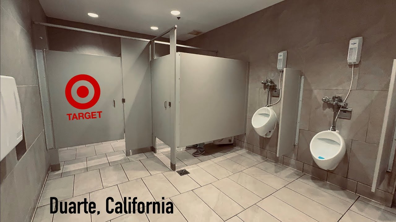 Men’s & Women’s Restroom Toto 105UGX#1 Urinal + AS Afwall Toilet Flush, XLerator | Target, Duarte CA