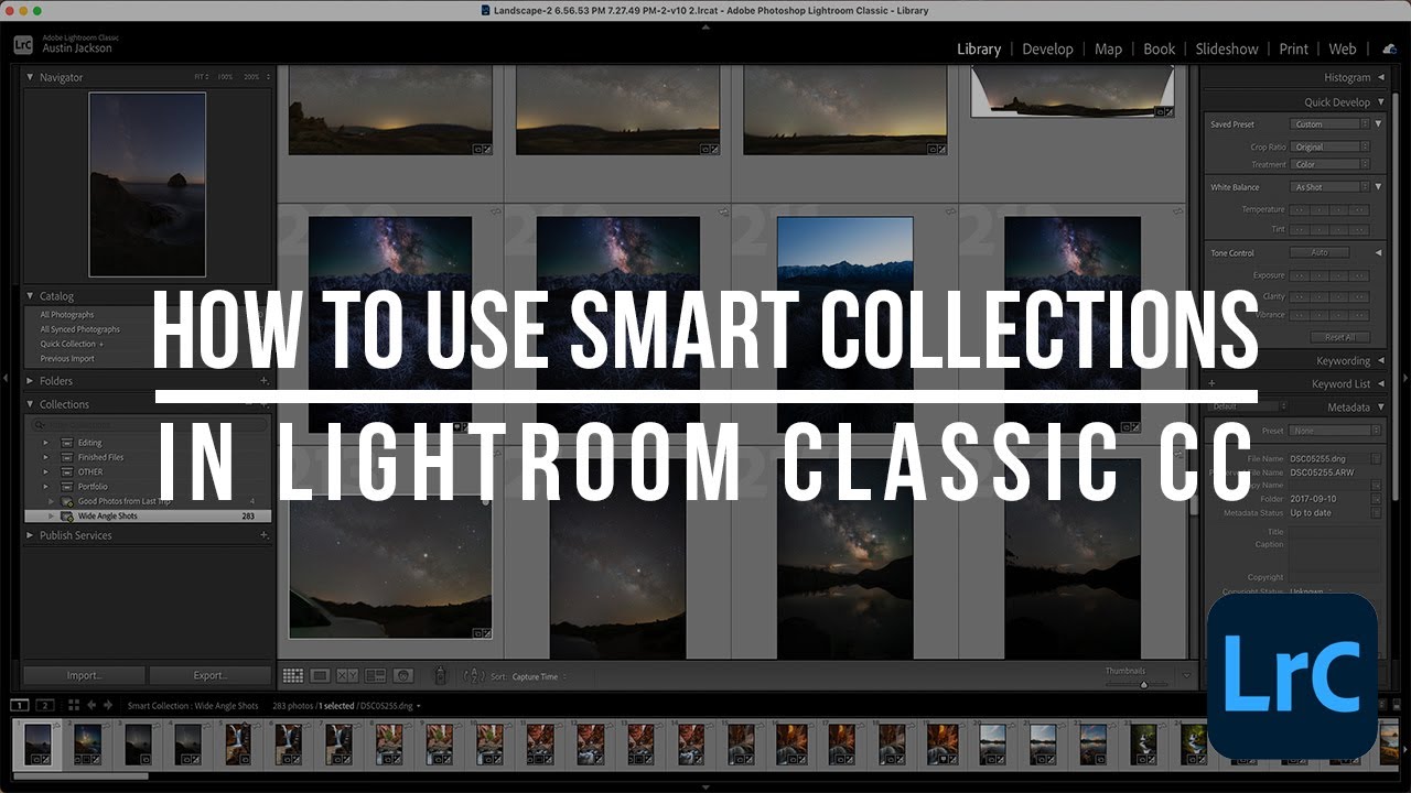 How to Use Smart Collections in Lightroom Classic