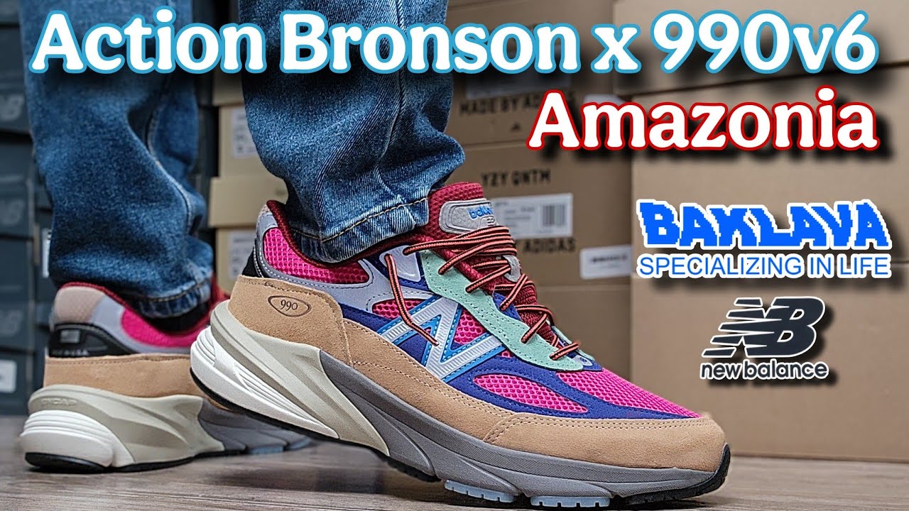 New Balance 990v6 x Action Bronson 'Amazonia' Baklava Sneaker Review & On Feet
