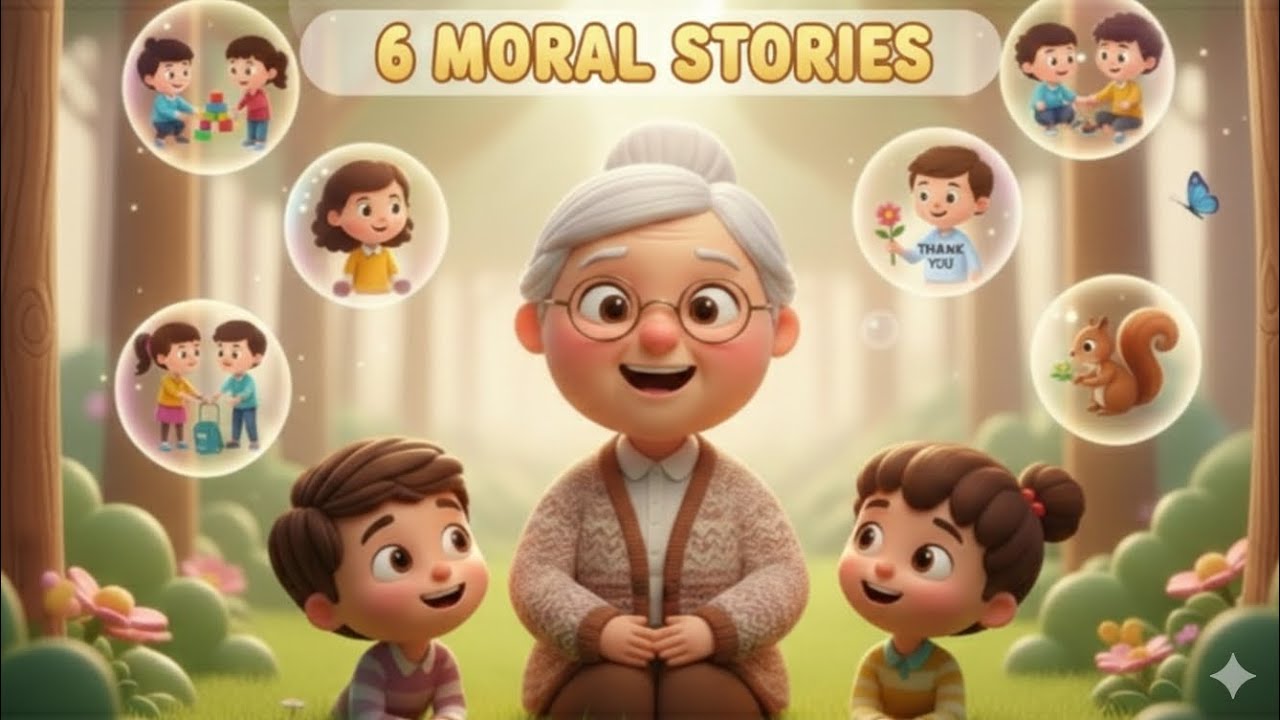 6 moral stories for kids#fairytalesstory #moralstories #animation #urdustory 
