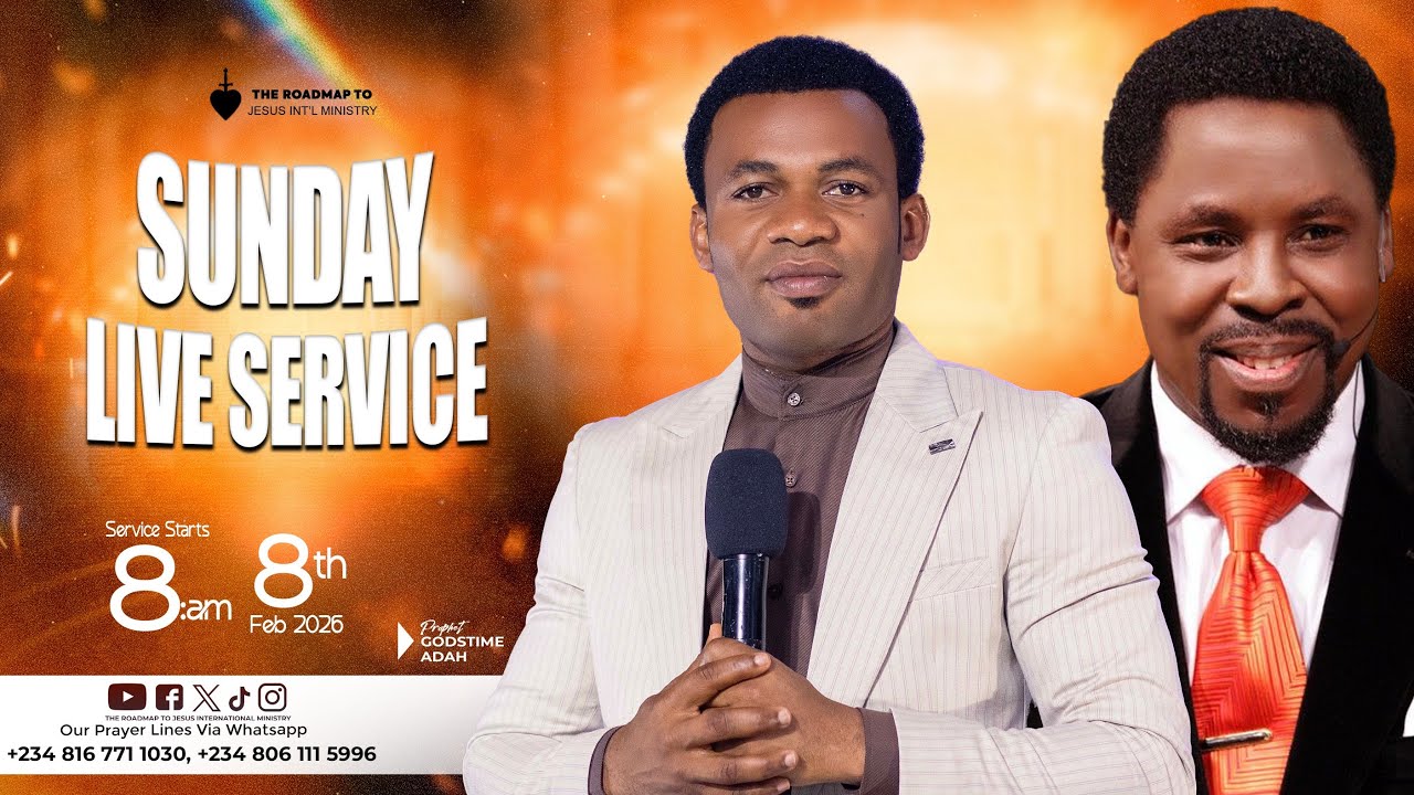 SUNDAY LIVE SERVICE REBROADCAST  (8TH FEB 2026)