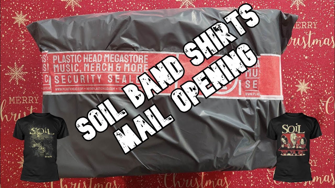 SOiL Band Merch - Plastic Head Megastore Sale Rock/Metal Shirt Mail Opening