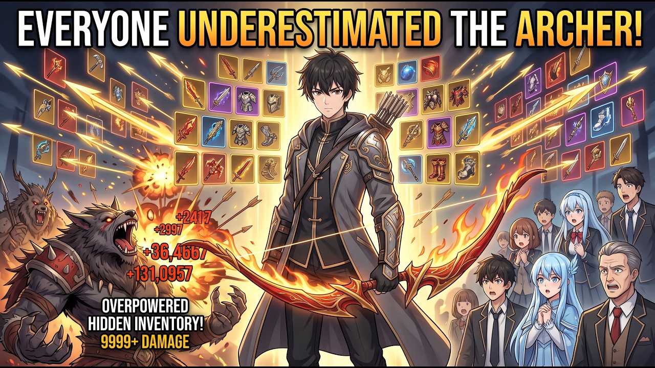 He Became a Trash Archer, But His Infinite Equipment Slots Made Him a God!