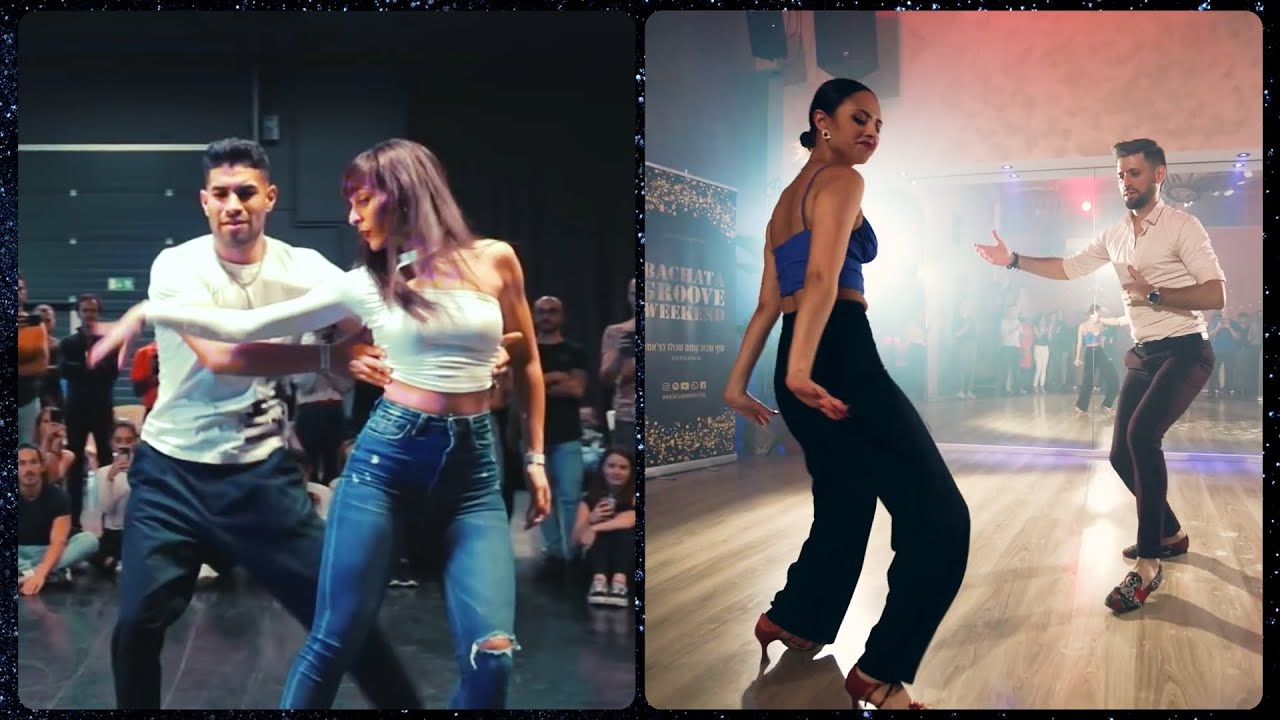 Bachata Dance Musicality Demonstration | Veneno | Marco y Sara vs Daniel y Tom