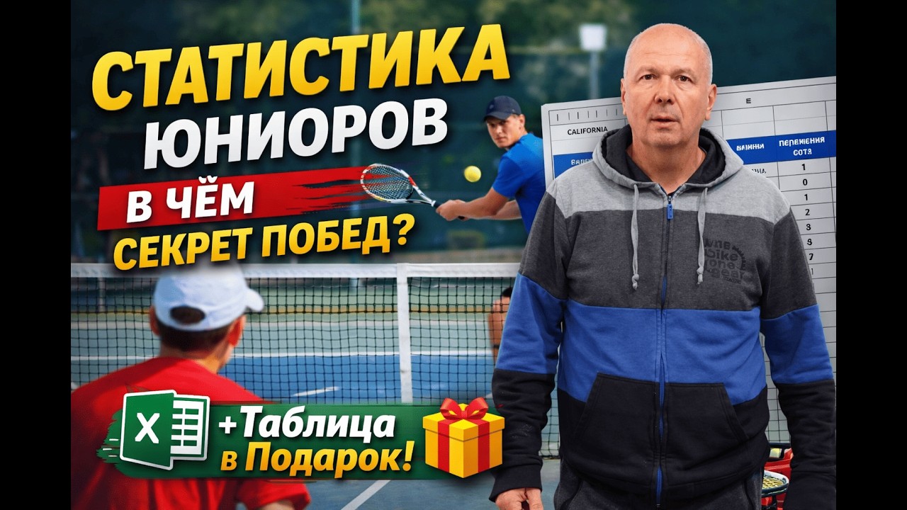 Почему счёт в теннисе врёт: статистика одного сета юниоров