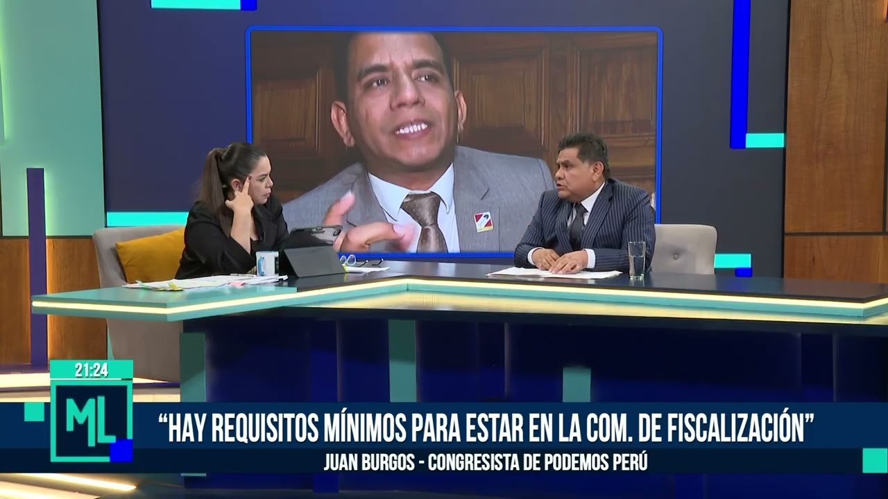 Milagros Leiva Entrevista - AGO 14 - 2/3 - JUAN BURGOS RENUNCIA A LA SECRETARÍA DE LA FISCALIZACIÓN
