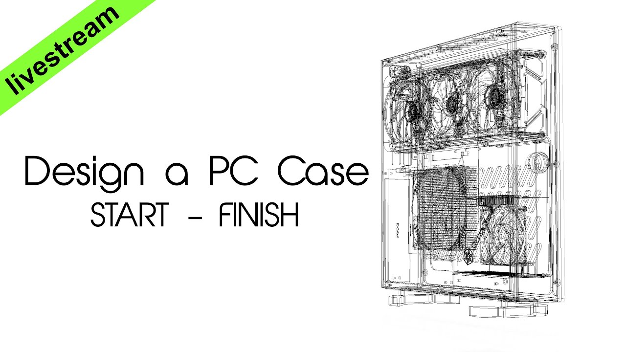 Let's design a ITX PC case in 3D from start to finish! Part 1: Layout and basic sheet metal.