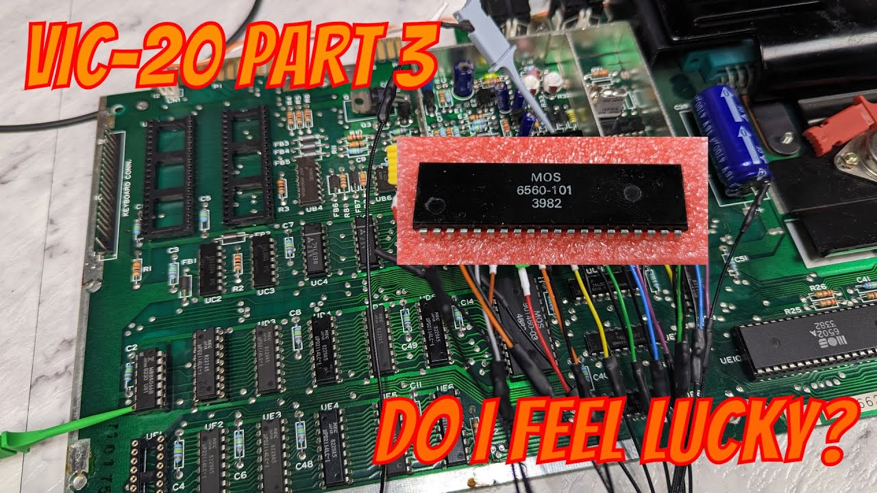 VIC-20 repair part 3 - will a new VIC fix it?