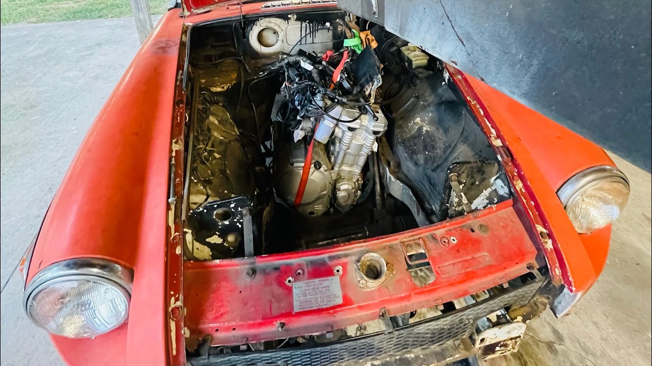 Motorcycle Engine in a Car - MG Build