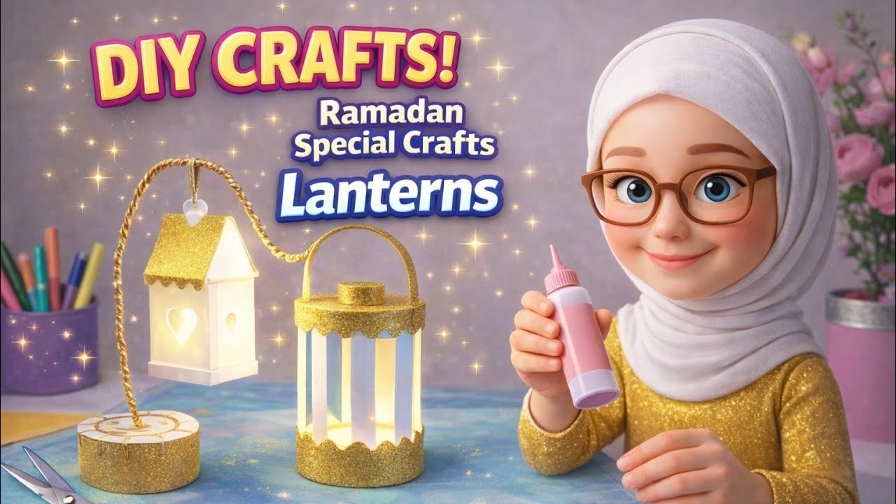 Ramadan Special Crafts | DIY Lantern Ideas 🌙