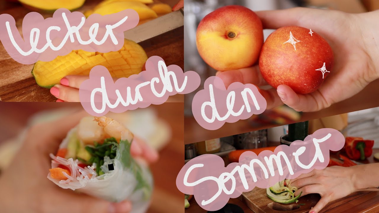 5 LECKERE und GESUNDE Rezepte für diesen SOMMER 🍒